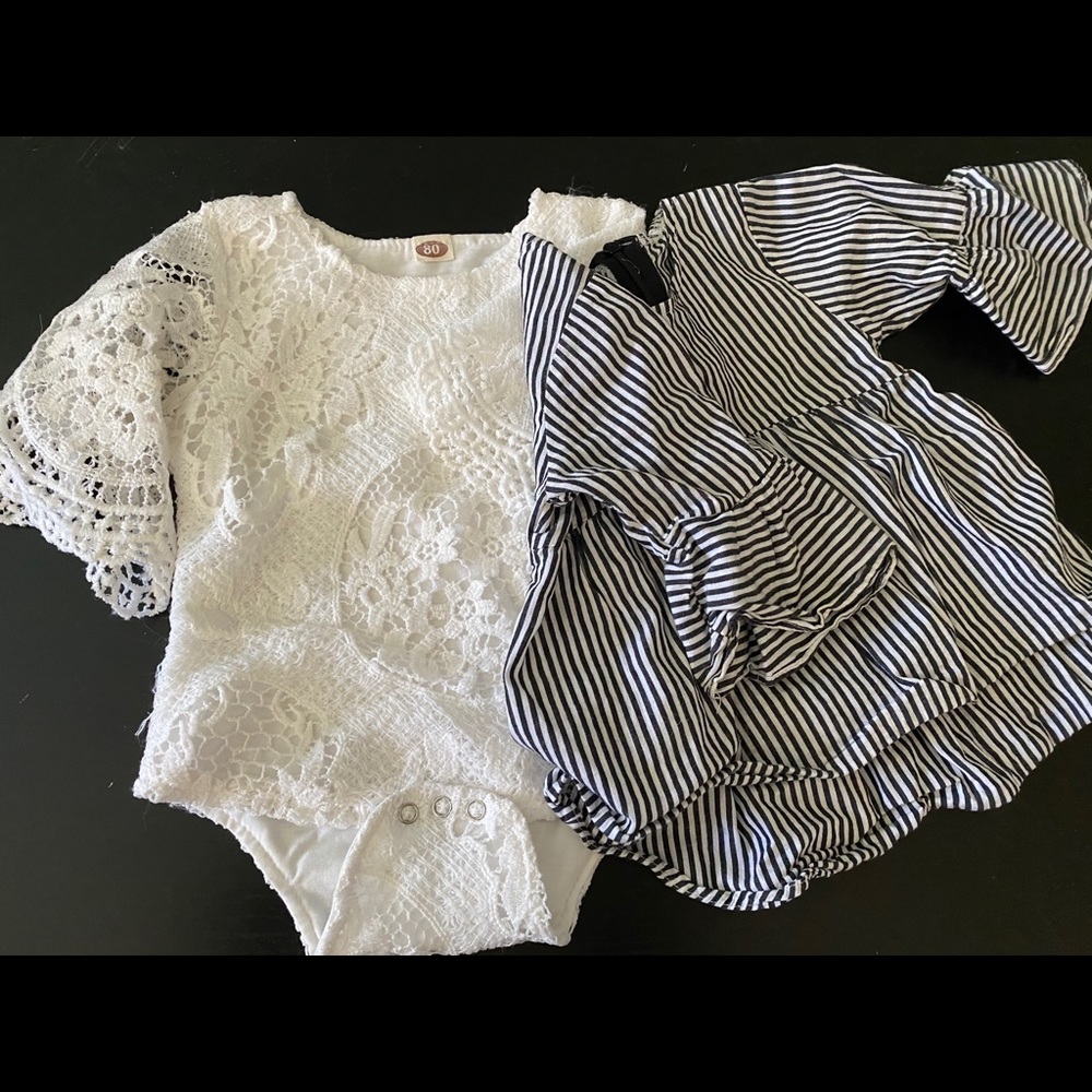 💚 3/$25 Bell Sleeve Boho Blouses for Baby Girl
